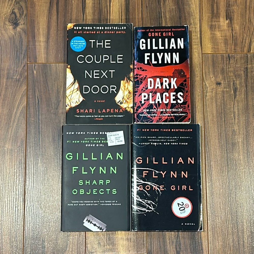 4 thriller books